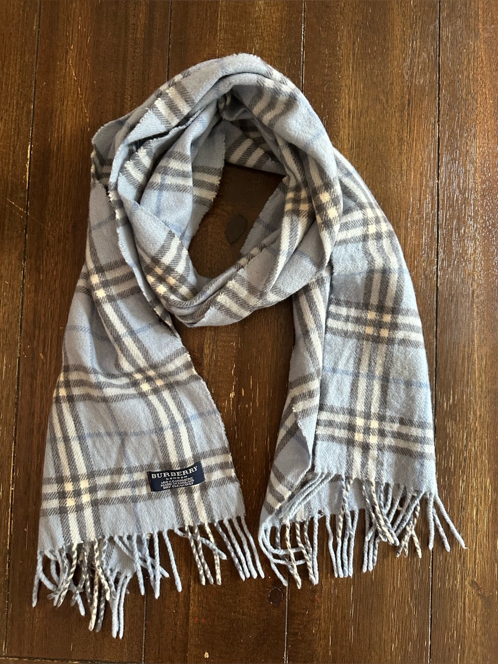 Vintage Burberry Cashmere scarf